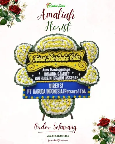 Papan Bunga Duka di Cimulang